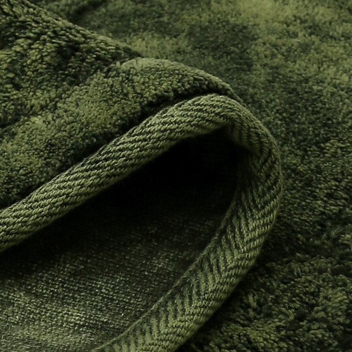Mijölnir Juego de alfombrillas de baño de algodón, Verde